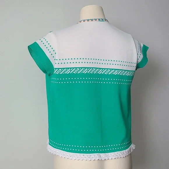 Refashioned Vintage Retro Top - Picture 6 of 7